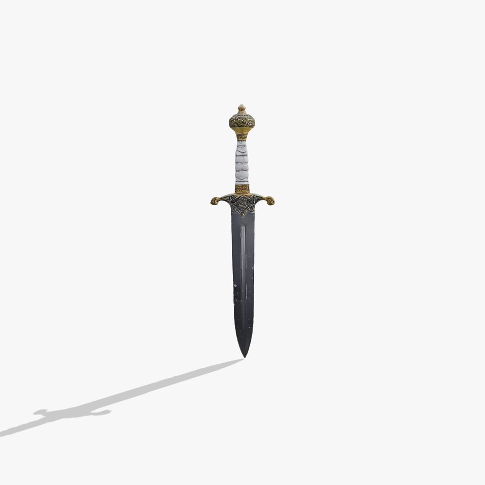 Engraved Medieval Sword model pack